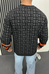Luis Vten All Over Logo Full Sleeves Men's Sweatshirt